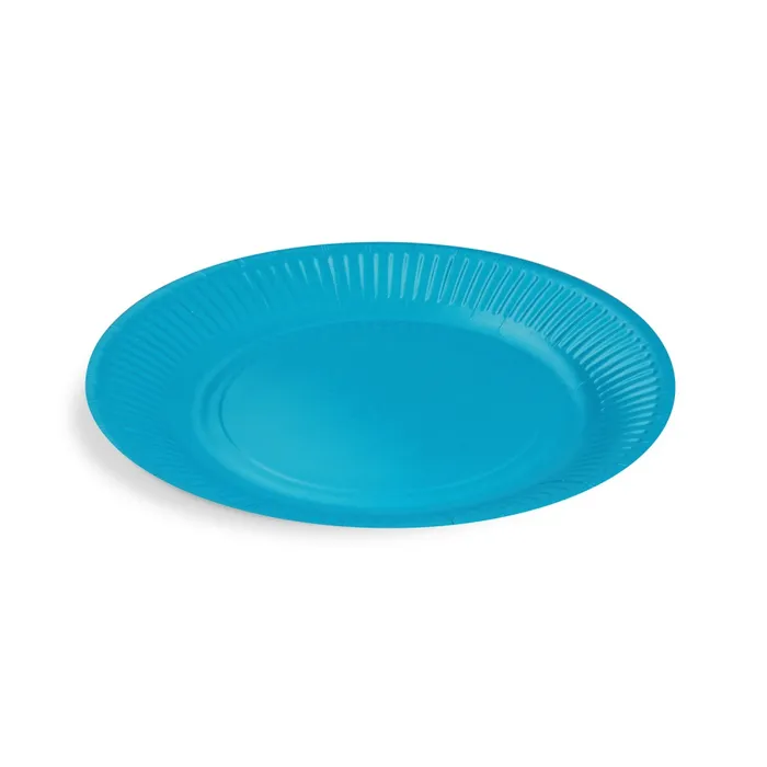 Hlavný obrázok produktu Papírový talíř (FSC Mix) světle modrý průměr 23cm [10 ks]