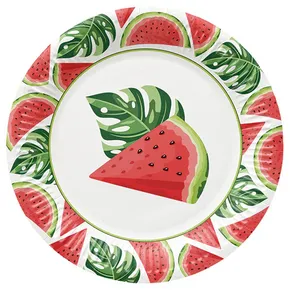 Papierový tanier (FSC Mix) Tasty Watermelons O23cm [8 ks]