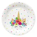 Papierový tanier (FSC Mix) Unicorn Party O23cm [8 ks]