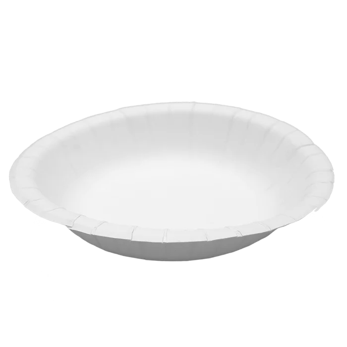 Hlavný obrázok produktu Papírový talíř hluboký na polévku / salát IDEAL průměr 20 cm [50 ks]