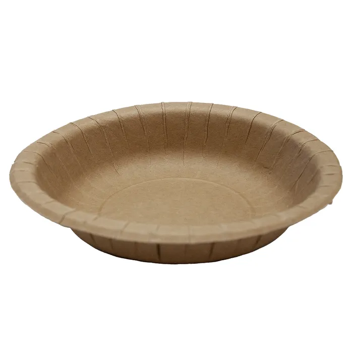 Hlavný obrázok produktu Papírový talíř hluboký na polévku / salát KRAFT průměr 20 cm [50 ks]