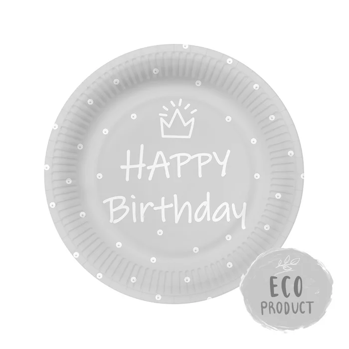 Hlavný obrázok produktu Papírový talíř PAW Eco 23 cm Special Day - light pink