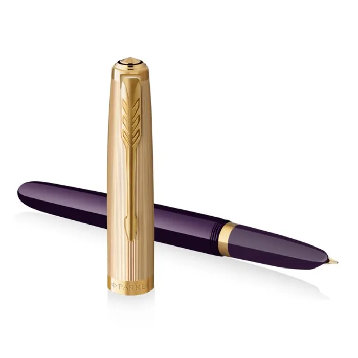 Hlavný obrázok produktu Parker 51 Deluxe Plum GT 18K hrot F