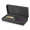 Parker 51 Deluxe Plum GT 18K hrot F