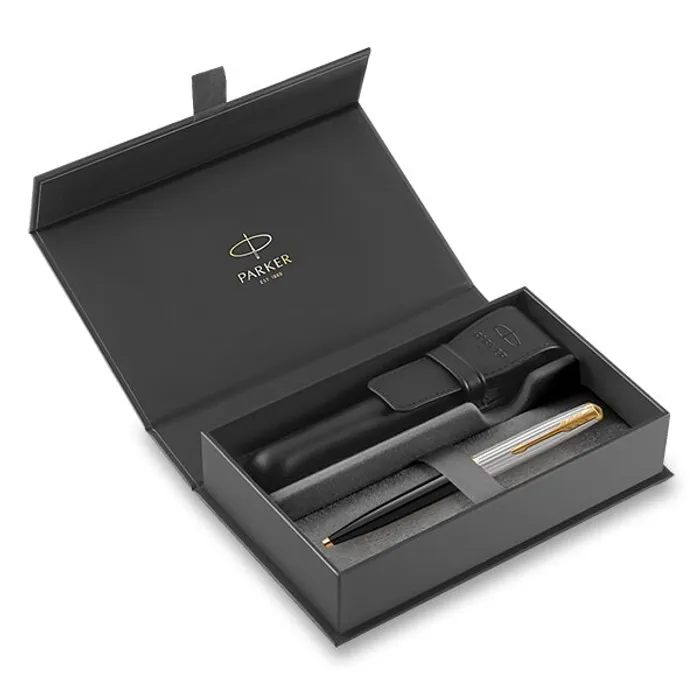 Hlavný obrázok produktu Parker 51 Premium Black GT kuličkové pero, dárková kazeta s koženým pouzdrem