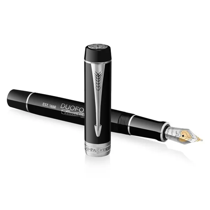 Hlavný obrázok produktu Parker Duofold 135th SE Black CT plnicí pero, dárková sada s pouzdrem hrot F