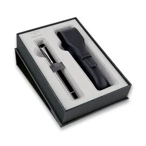 Parker Duofold Classic Black CT plniace pero CNT, darčeková sada s puzdrom