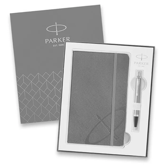 Hlavný obrázok produktu Parker IM Brushed Metal GT kuličková tužka, dárková kazeta se zápisníkem
