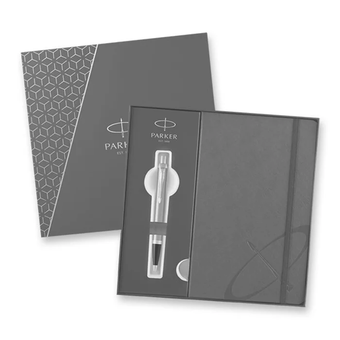 Hlavný obrázok produktu Parker IM Brushed Metal GT sada kuličkové pero a zápisník