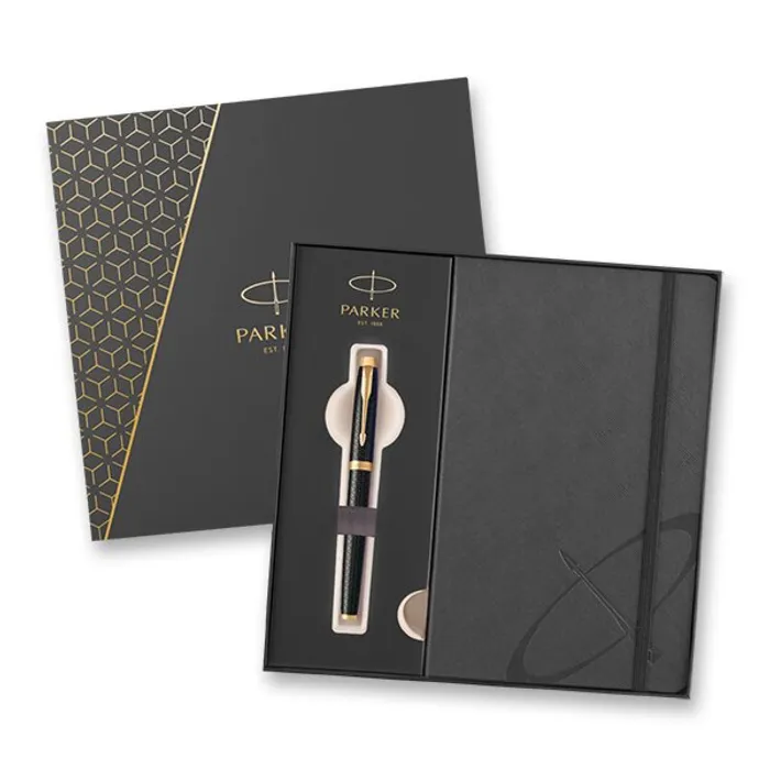 Hlavný obrázok produktu Parker IM Premium Black GT sada roller a zápisník