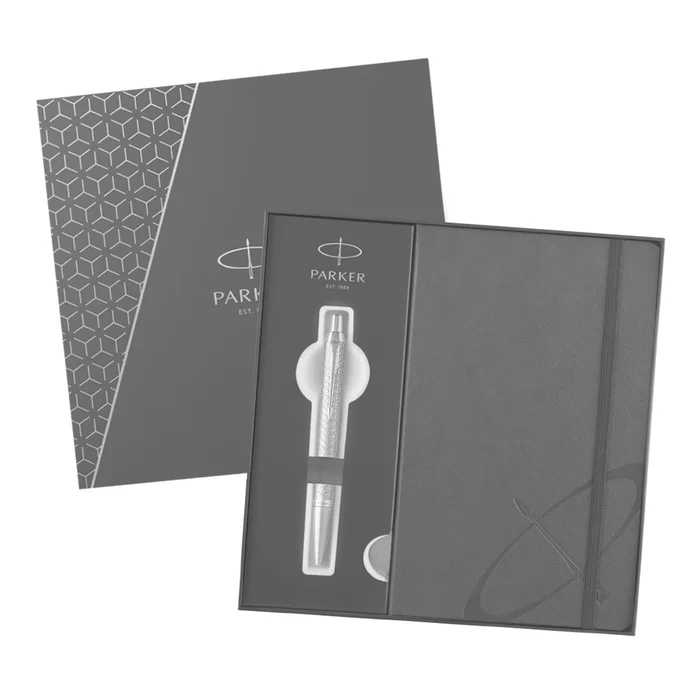 Hlavný obrázok produktu Parker IM Premium Warm Grey GT kuličkové pero, dárková kazeta se zápisníkem