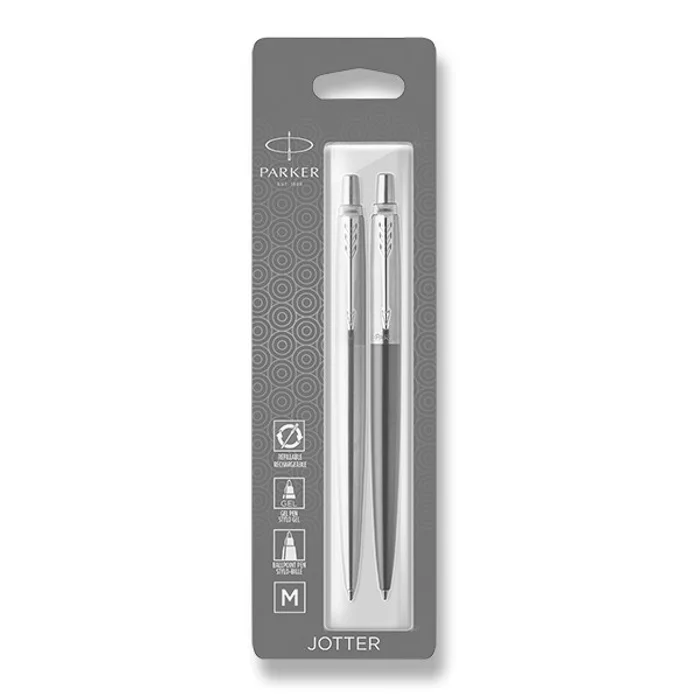 Hlavný obrázok produktu Parker Jotter Stainless Steel CT a Kensington Red CT kuličková tužka, blistr