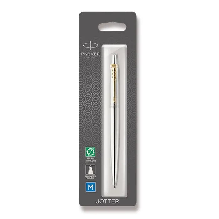 Hlavný obrázok produktu Parker Jotter Stainless Steel GT kuličková tužka, blistr