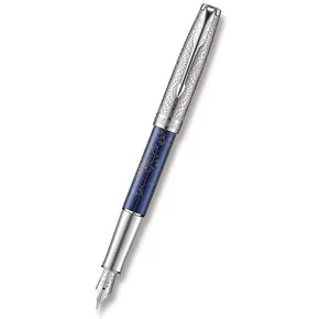 Parker Sonnet Atlas Blue Silver CT hrot M