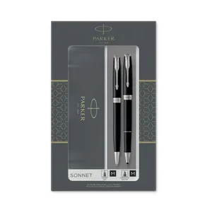 Parker Sonnet Black CT sada roller a guličkové pero