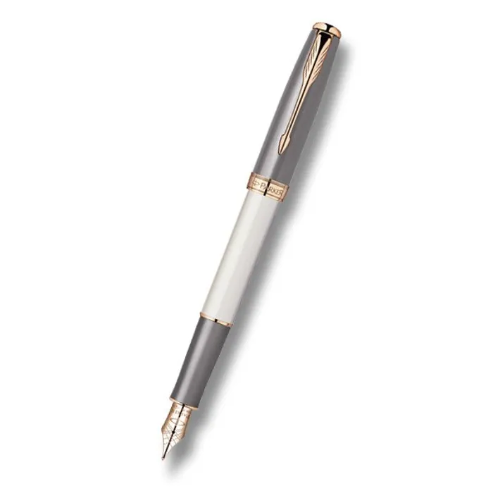 Hlavný obrázok produktu Parker Sonnet Subtle Grey Pearl 18K plnící pero, hrot F