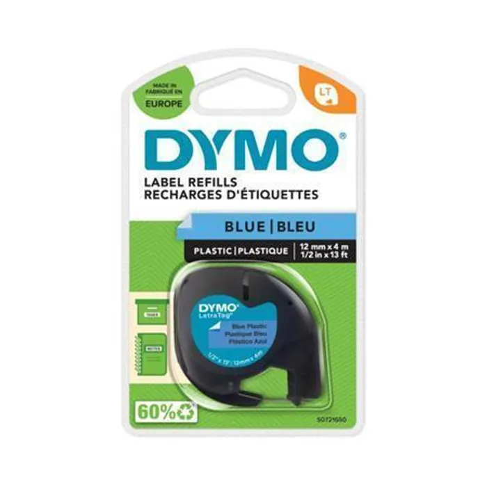 Hlavný obrázok produktu Páska, 12 mm x 4 m, DYMO "Letratag", modrá
