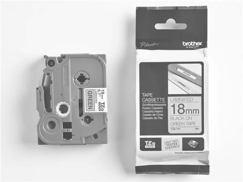 Hlavný obrázok produktu Páska, 18 mm x 8 m, BROTHER, zelená-černá