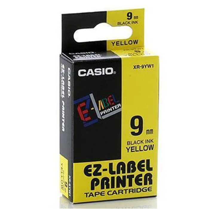 Hlavný obrázok produktu Páska, 9 mm x 8 m, CASIO, žlutá-černá