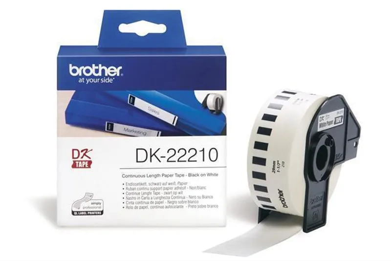 Hlavný obrázok produktu Páska pro QL tiskárnu, papírová, 29 mm x 30,48 m, BROTHER