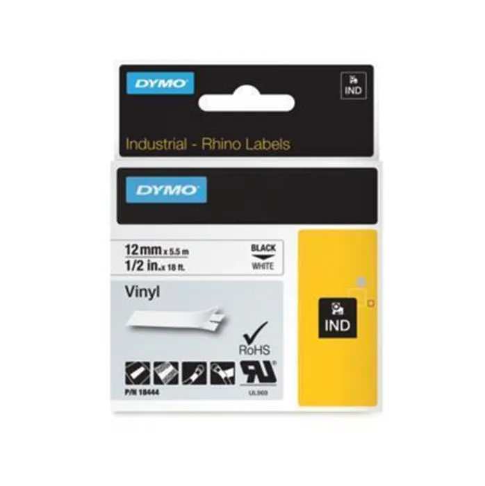Hlavný obrázok produktu Páska, vinylová, 12 mm, bílá, DYMO