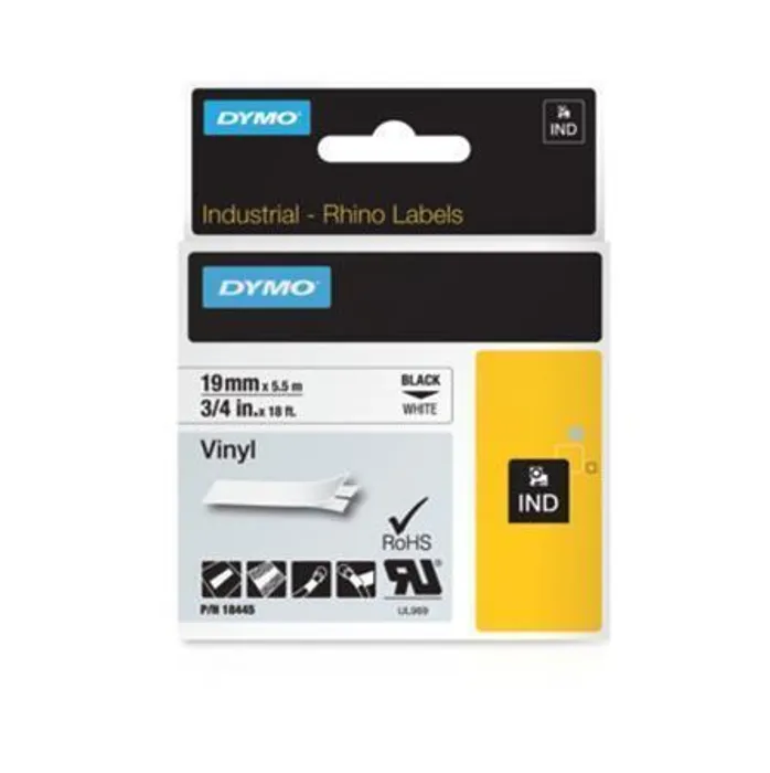 Hlavný obrázok produktu Páska, vinylová, 19 mm, bílá, DYMO