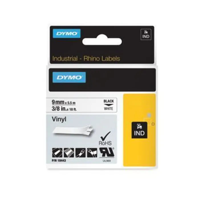 Hlavný obrázok produktu Páska, vinylová, 9 mm, bílá, DYMO