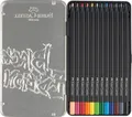 Pastelka Black Edition, plechová krabička 12 ks Faber-Castell 116413