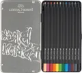 Pastelka Black Edition, plechová krabička 12 ks Faber-Castell 116413