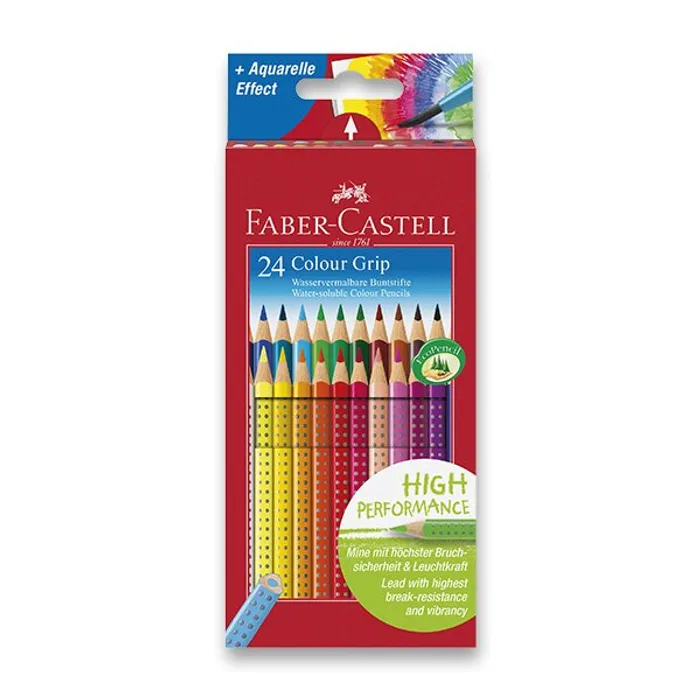 Hlavný obrázok produktu Pastelka Faber-Castell 112424 Colour Grip, papírová krabička 24 ks
