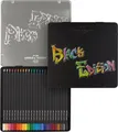 Pastelka Faber-Castell 116425 Black Edition, plechová krabička 24 ks