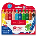 Pastelyk Faber-Castell Grippy - 10 farieb