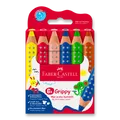 Pastelyka Faber-Castell Grippy - 6 farieb