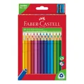Pastelky Faber-Castell 116530 Junior Triangular 30 farieb + strúhadlo