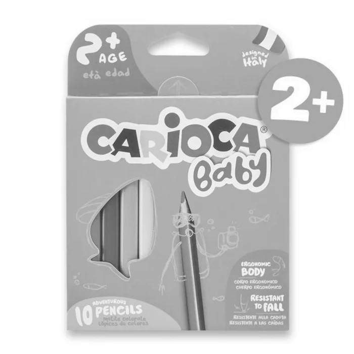 Hlavný obrázok produktu Pastelky Carioca Baby Jumbo 10 barev