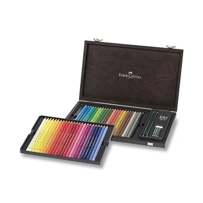 Hlavný obrázok produktu Pastelky Faber-Castell 110006 Polychromos dřevěná kazeta, 48 barev