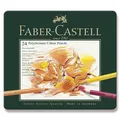 Ďalší obrázok produktu Pastelky Faber-Castell 110024 Polychromos plechová krabička, 24 farieb