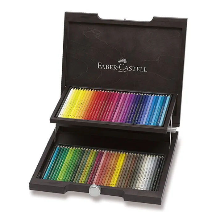 Hlavný obrázok produktu Pastelky Faber-Castell 110072 Polychromos dřevěná kazeta, 72 barev