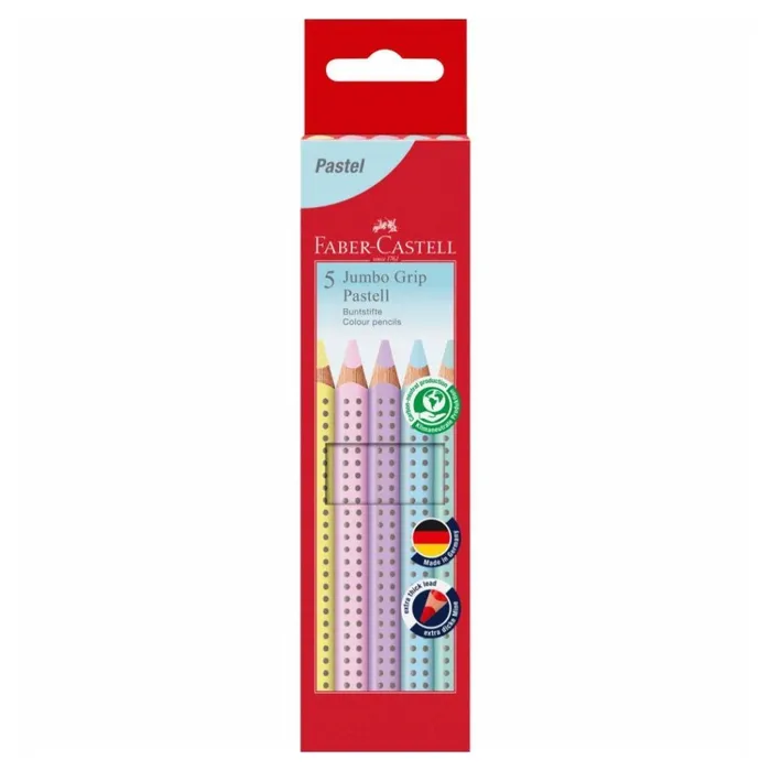Hlavný obrázok produktu Pastelky Faber-Castell 110991 Jumbo Grip Pastel 5 barev