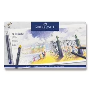 Pastelky Faber-Castell 114736 Goldfaber plechová krabička, 36 farieb