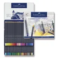 Pastelky Faber-Castell 114748 Goldfaber plechová krabička, 48 farieb