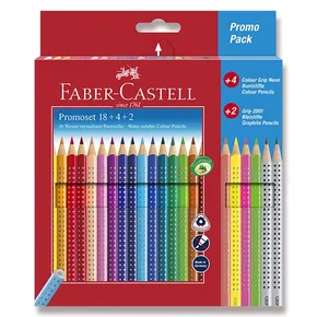 Pastelky Faber-Castell 201540 Grip 2001 22 farieb + 2 grafitové ceruzky