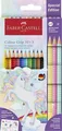 Pastelky Faber-Castell 201542 Colour Grip Unicorn súprava, 13 ks