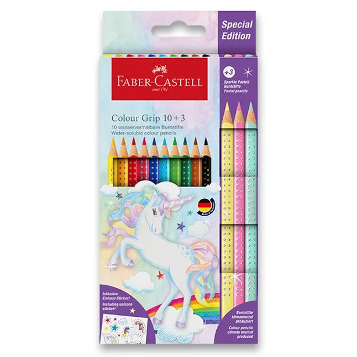 Hlavný obrázok produktu Pastelky Faber-Castell 201542 Colour Grip Unicorn souprava, 13 ks