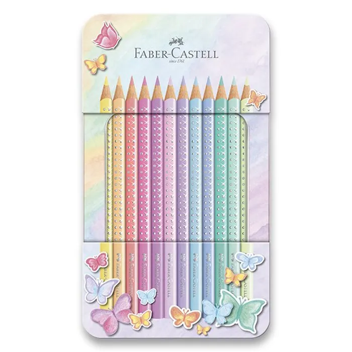 Hlavný obrázok produktu Pastelky Faber-Castell 201910 Sparkle 12 barev