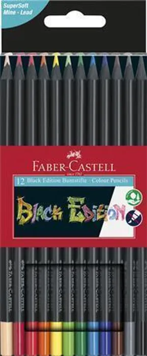 Hlavný obrázok produktu Pastelky Faber-Castell Black Edition 12 barev