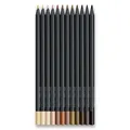 Ďalší obrázok produktu Pastelky Faber-Castell Black Edition tělové barvy, 12 barev