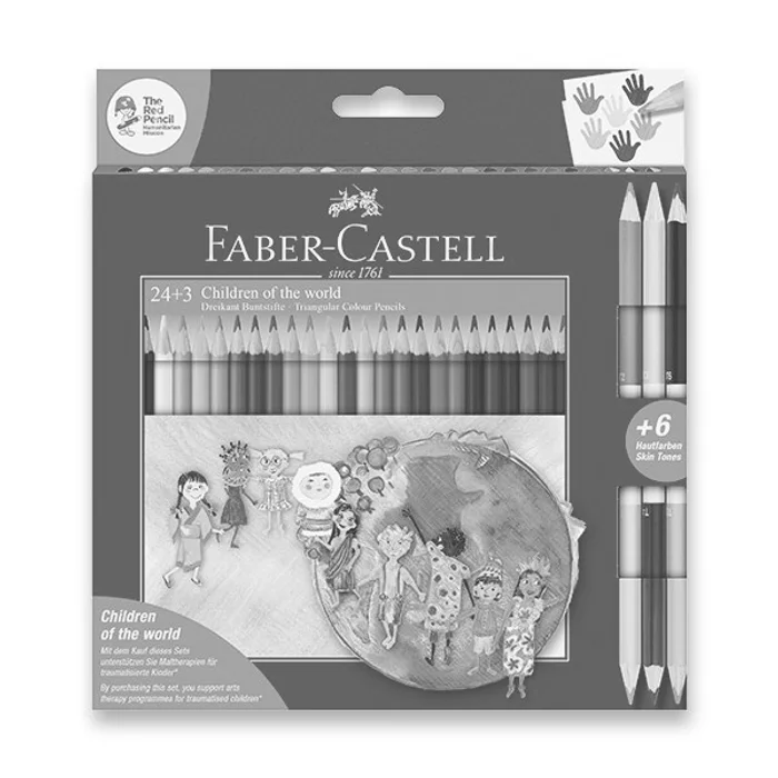 Hlavný obrázok produktu Pastelky Faber-Castell Children of the World 24 barev + 3 ks