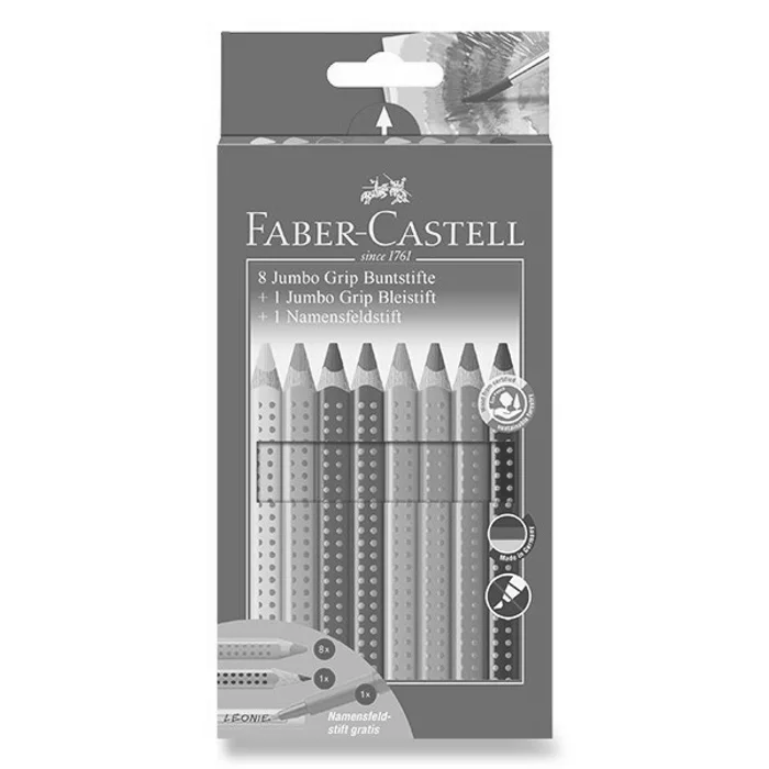 Hlavný obrázok produktu Pastelky Faber-Castell Colour Grip Jumbo 10 barev
