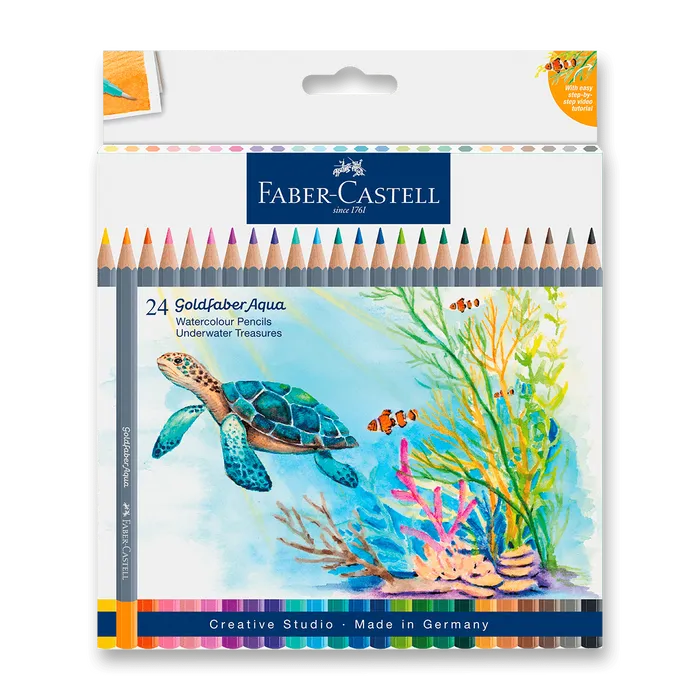 Hlavný obrázok produktu Pastelky Faber-Castell Goldfaber Aqua Underwater Treasures [24 ks]